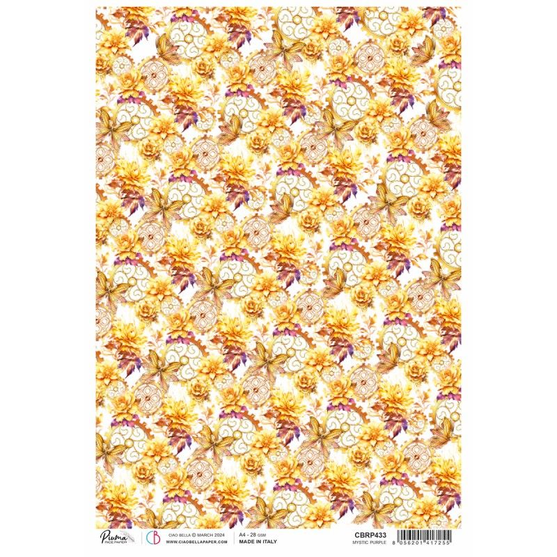 Rice Paper A4 Piuma Mystic purple