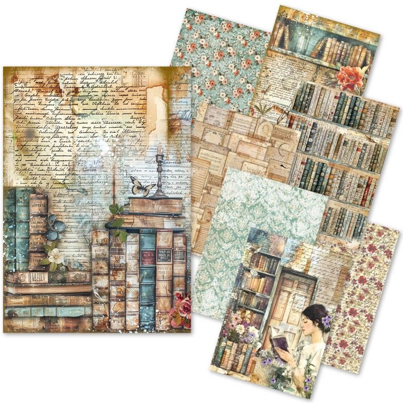 Rice Paper A5 Mixed BOOK LOVERS