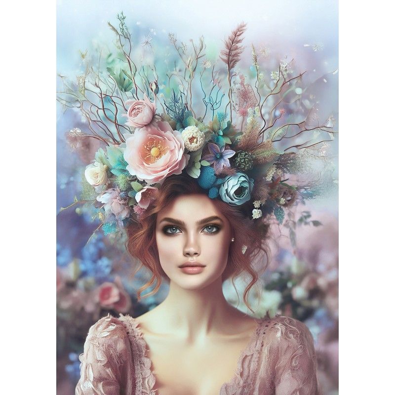 Papel Arroz 60x85cm CADENCE - Nature Crown