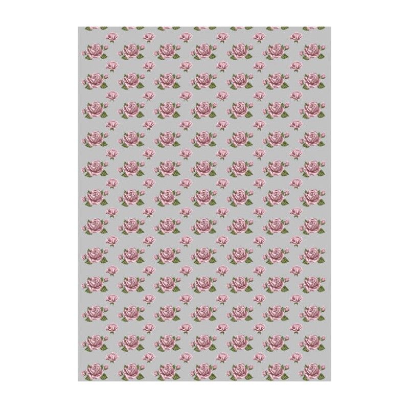 Papel de Arroz MINI ROSAS 30x41cm