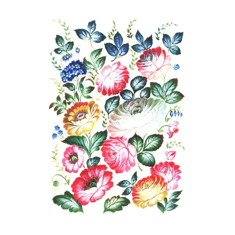 Papel de Arroz FLORES II 30x41cm