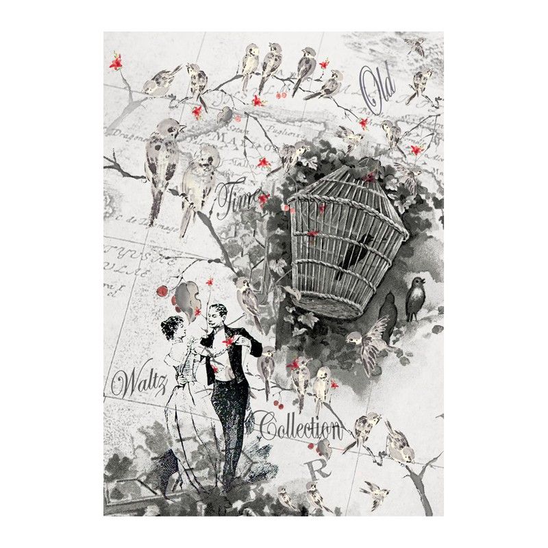 Papel de Arroz VALS OLD TIME 30x41cm