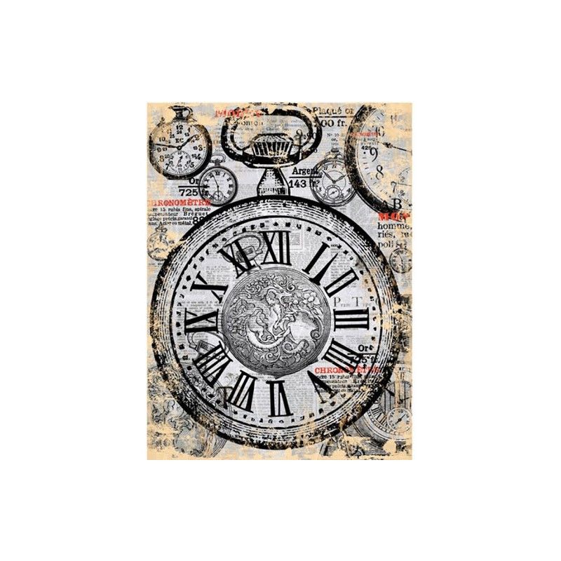 Papel de Arroz GRAN RELOJ 30x41cm