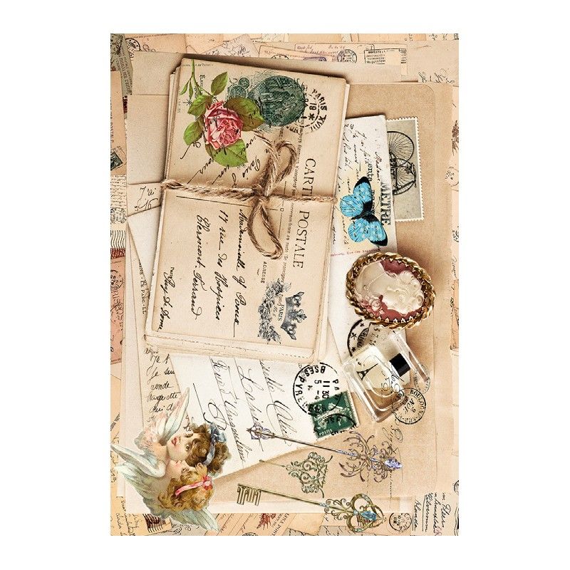 Papel de Arroz CARTAS POSTALES 30x41cm