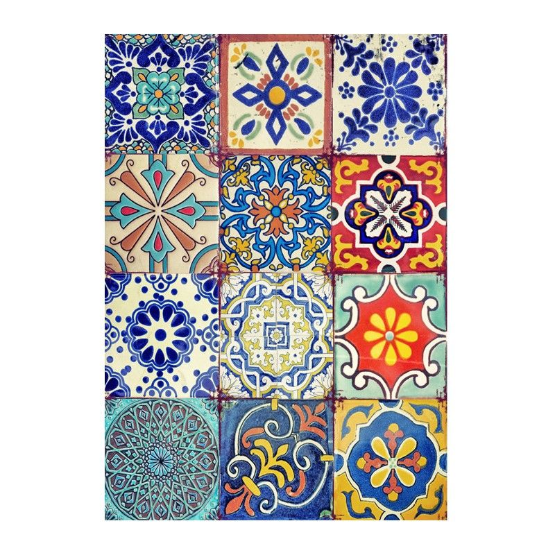 Papel de Arroz AZULEJOS 30x41cm