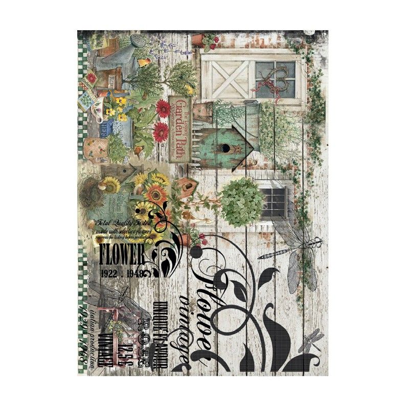 Papel de Arroz GARDEN PATH 30x41cm