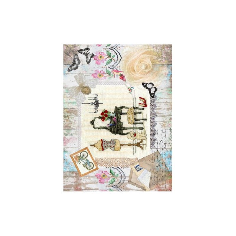 Papel de Arroz TOCADOR SHABBY 30x41cm