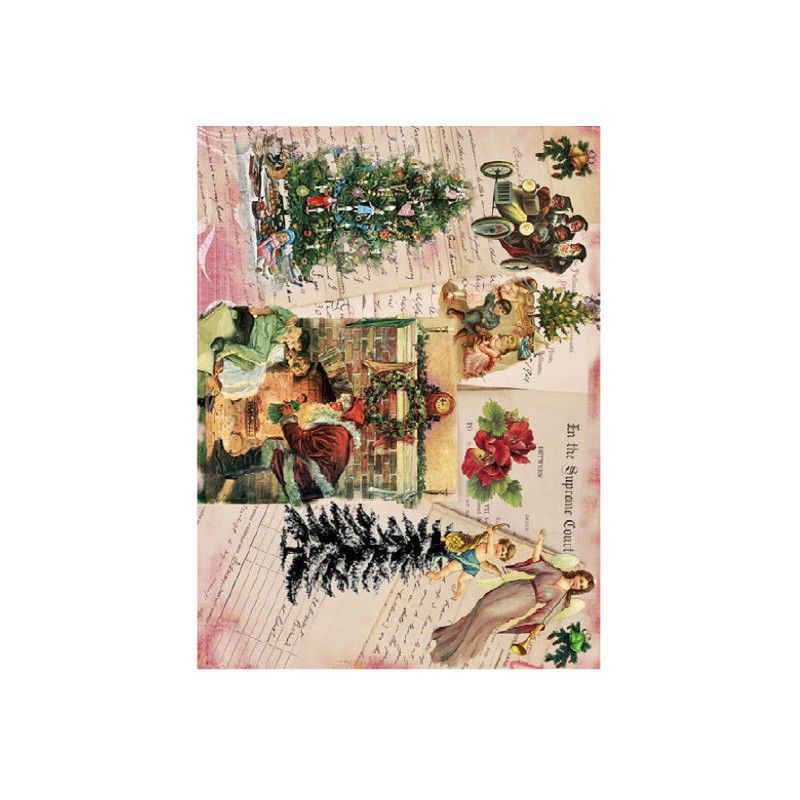 Papel de Arroz ABETO NAVIDAD 30x41cm