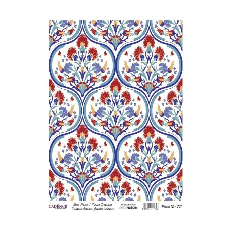Papel arroz Cadence A3 Nº 701