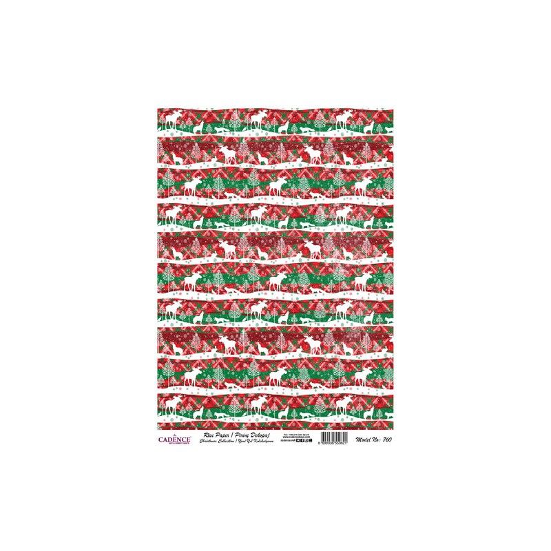 Papel de Arroz NAVIDAD 30x41cm