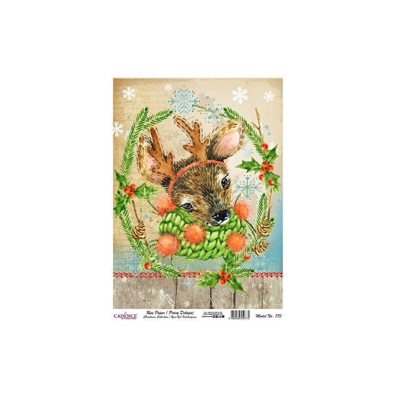 Papel de Arroz NAVIDAD 30x41cm