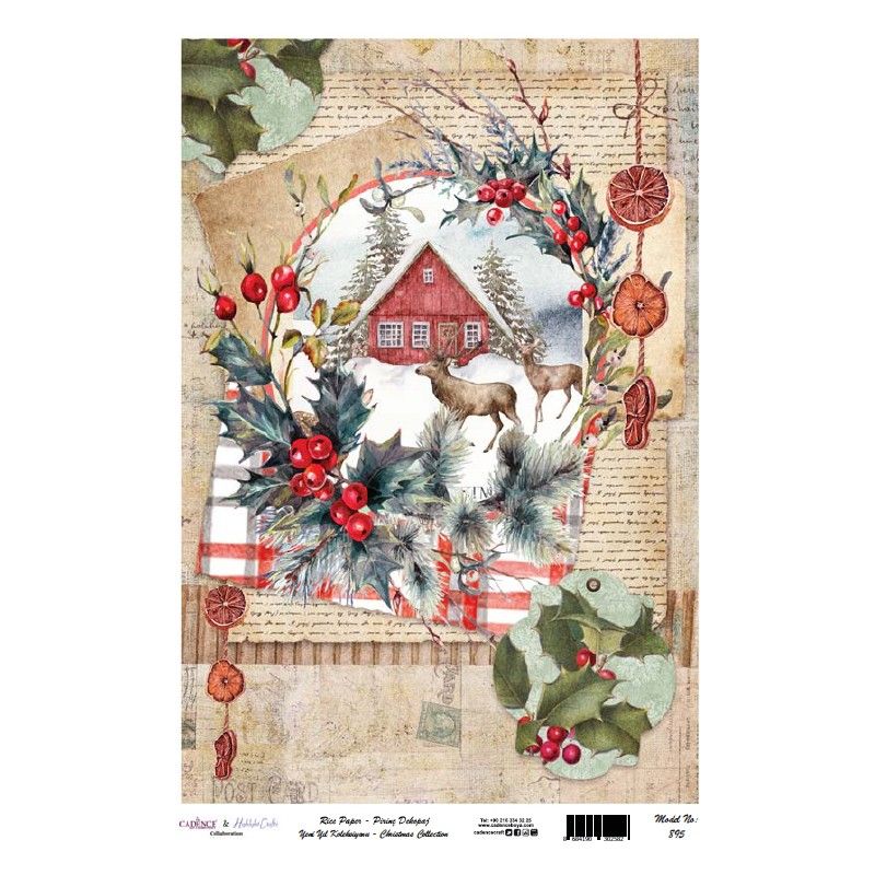 Papel arroz Cadence A3 Nº 895