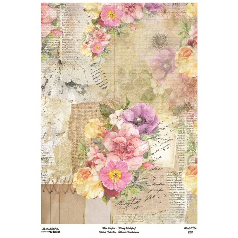 Papel arroz Cadence A3 Nº 930