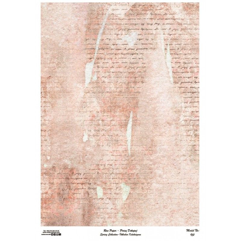 Papel arroz Cadence A3 Nº 951