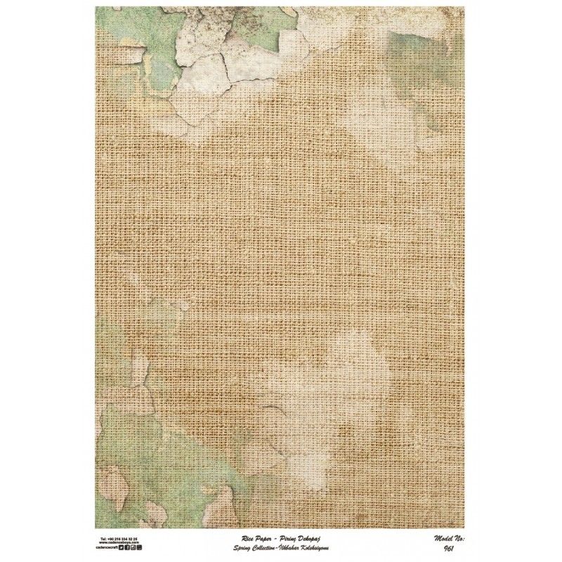 Papel arroz Cadence A3 Nº 961