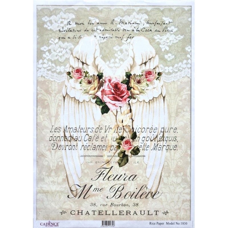 Papel Arroz CADENCE DreamArt A3