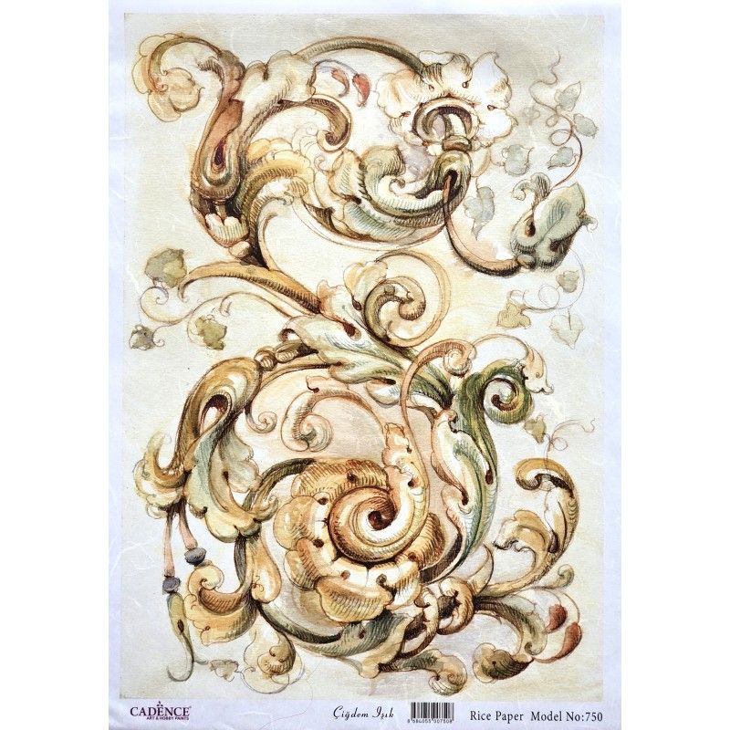 Papel arroz DreamArt Cadence A3