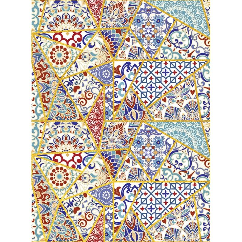 Papel de Arroz Ethnic ORO 30x41cm