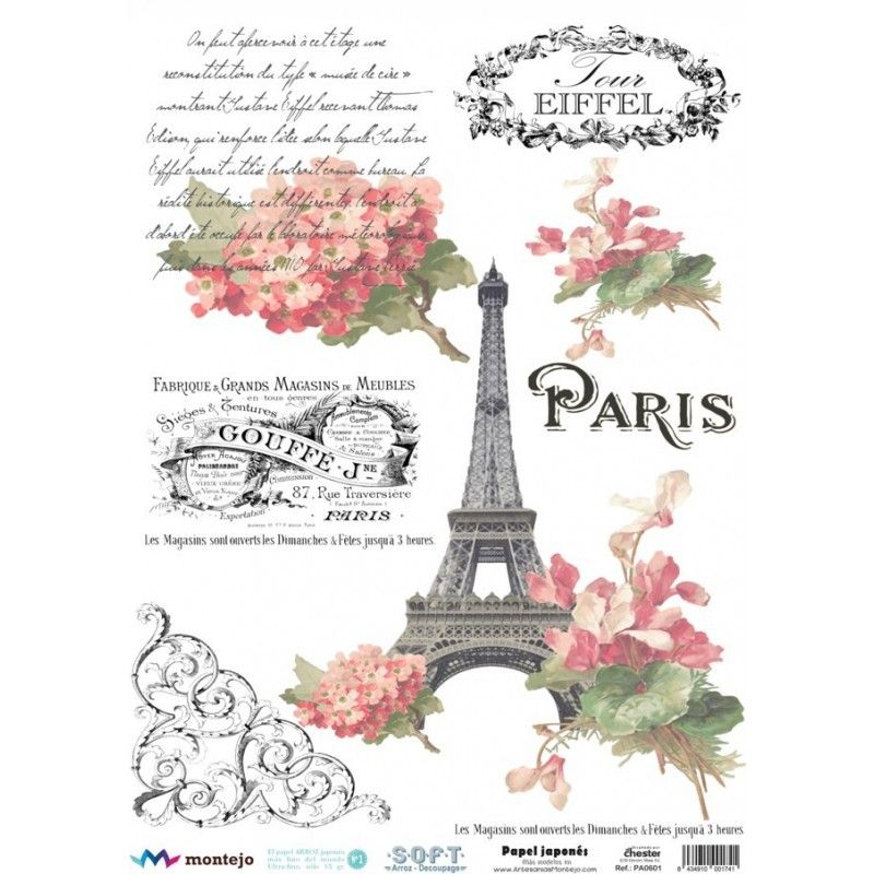 Papel de Arroz Soft A3 30x41cm