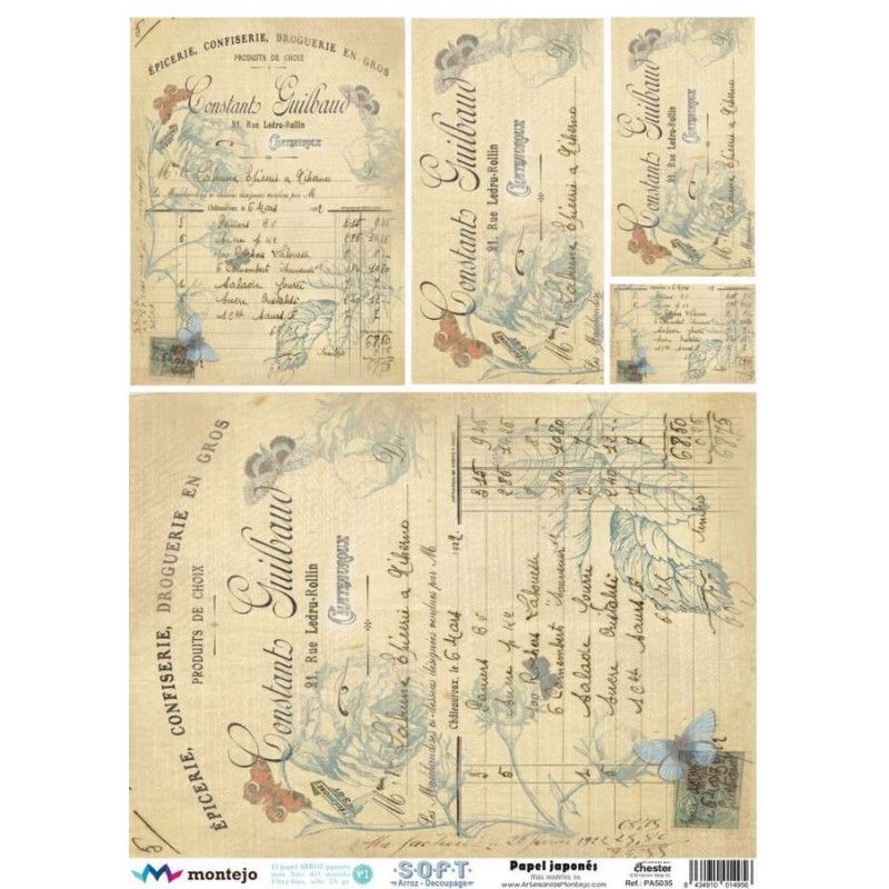 Papel de Arroz Soft A3 30x41cm