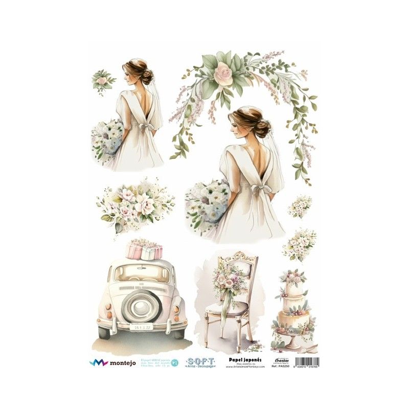 Papel de Arroz Soft A3 30x41cm