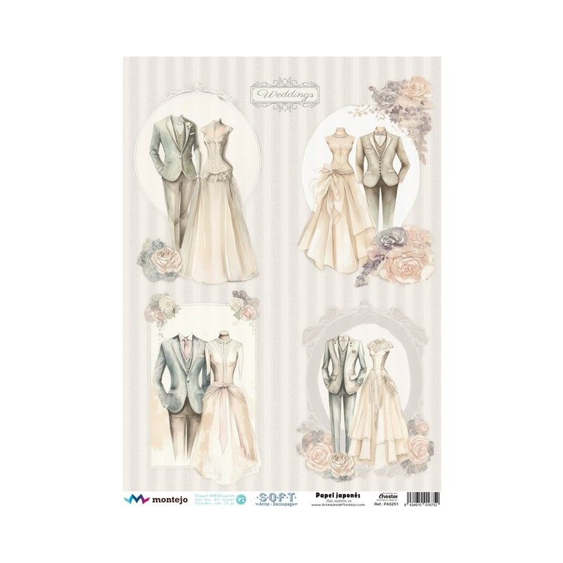 Papel de Arroz Soft A3 30x41cm