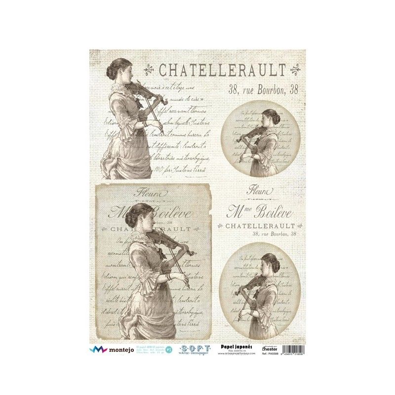 Papel de Arroz Soft A3 30x41cm