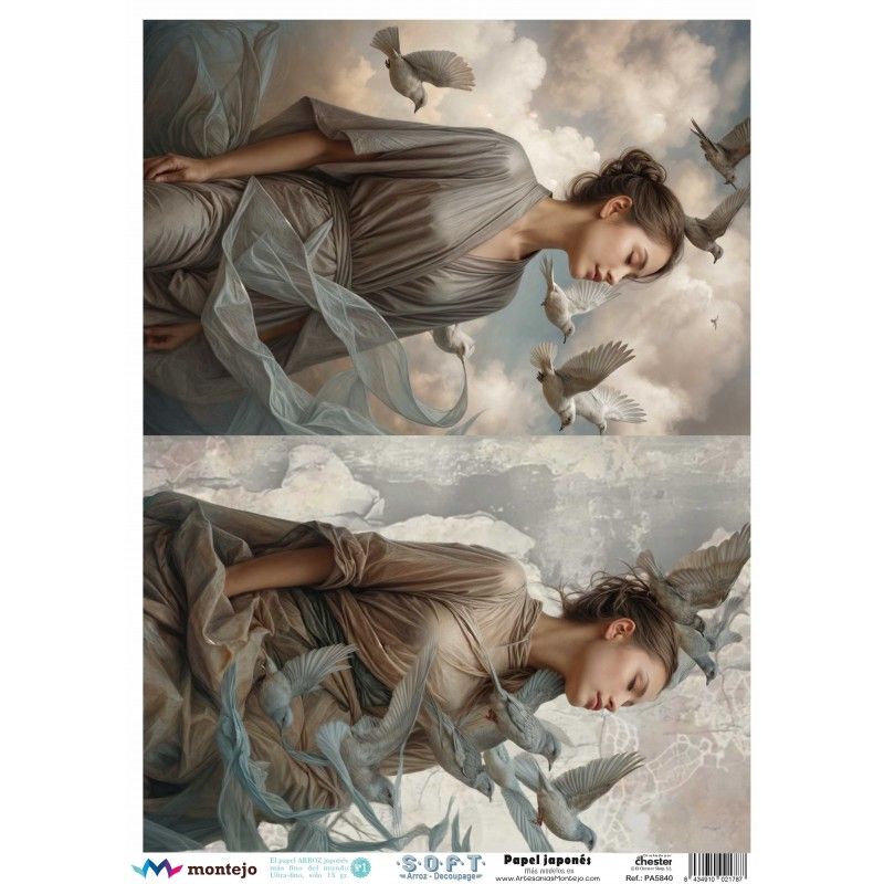 Papel de Arroz Soft 30x41cm