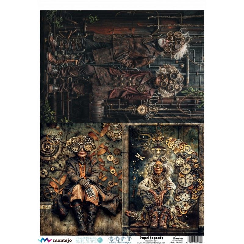 Papel de Arroz Soft A3 30x41cm SPA5850