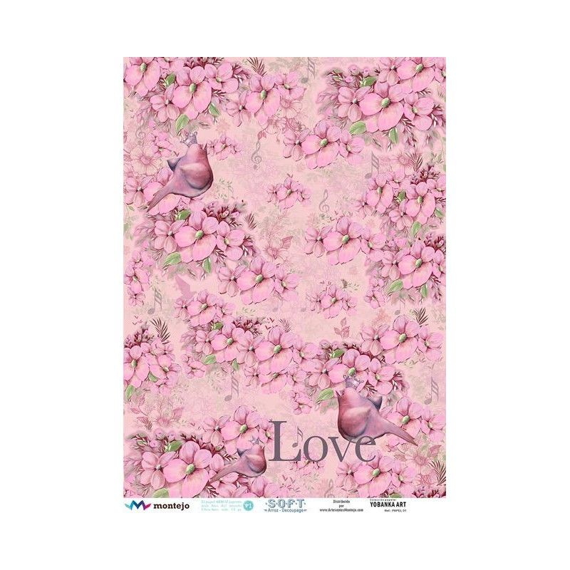 Papel de Arroz Soft A3 30x41cm