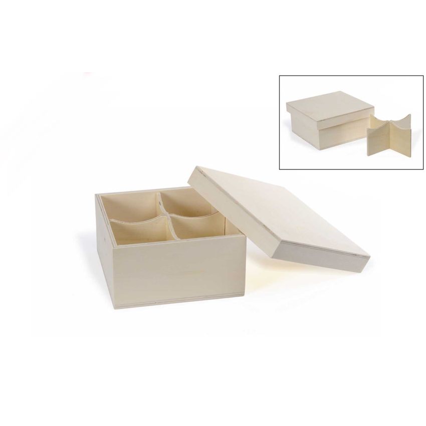 CAIXA 4DIV. 16.5X16.5X8CM