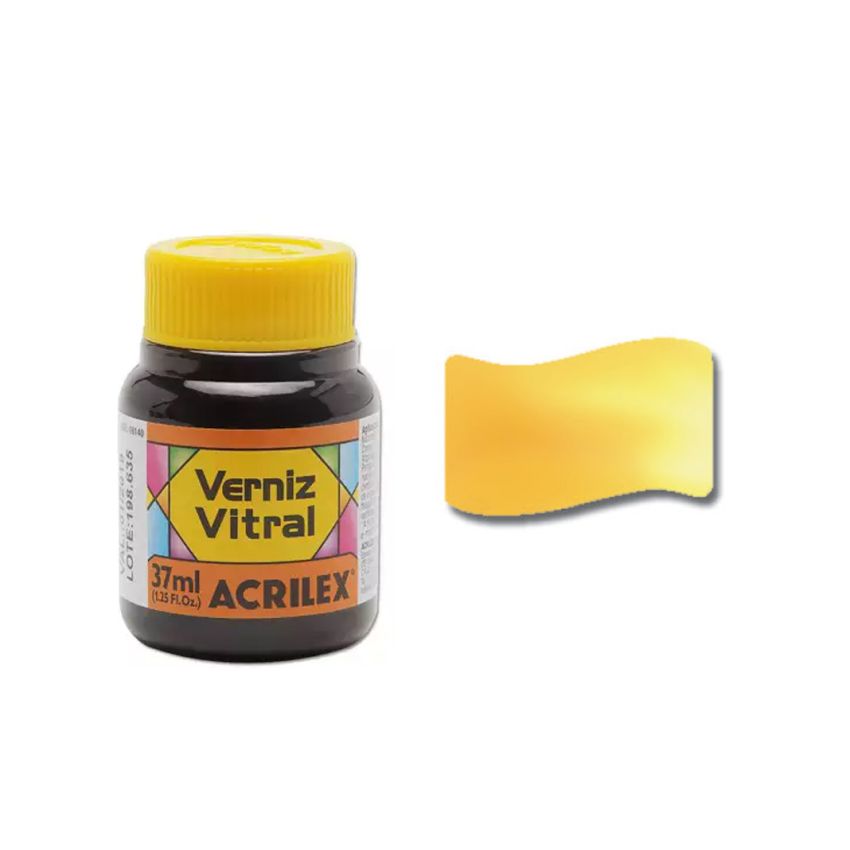 Tinta Vitral Amarelo Cádmio