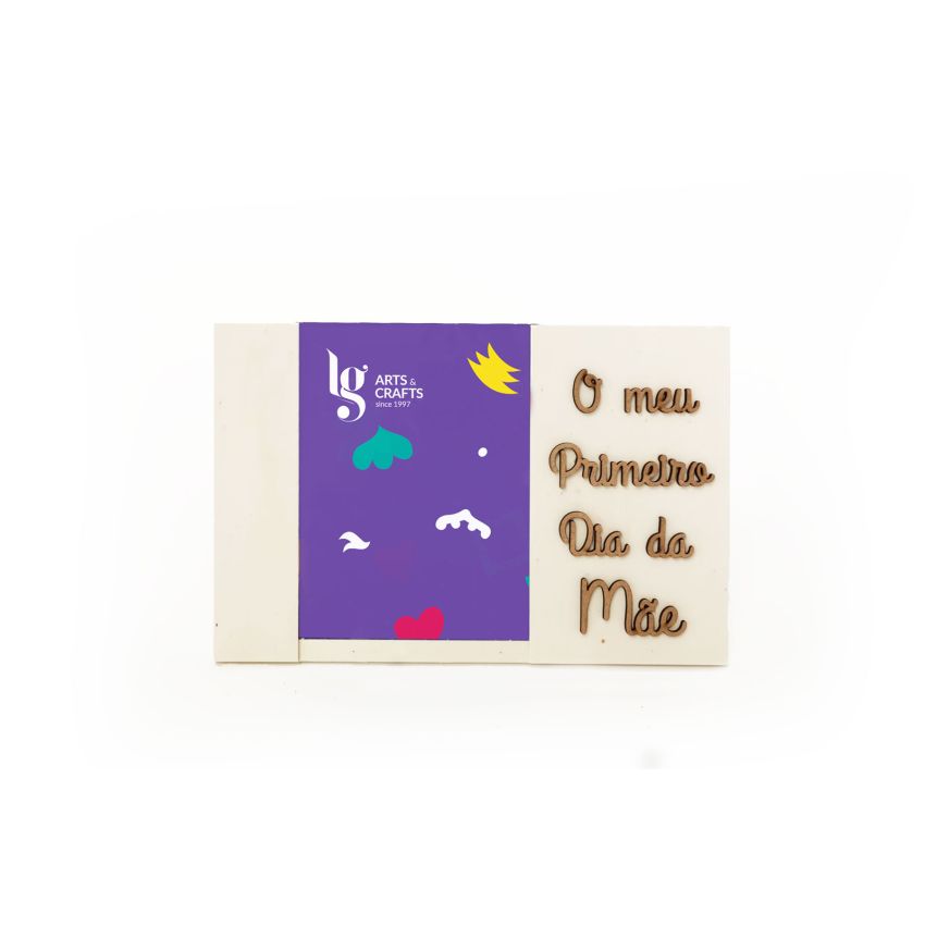 P.FOTO O MEU PRIMEIRO DIA DA MÃE 29.5X19.5X1.2CM