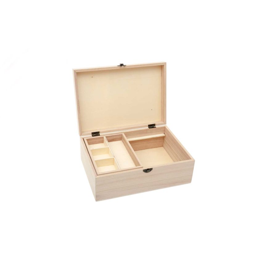 CAIXA COSTURA 27X19X10.5CM C/ DIV.