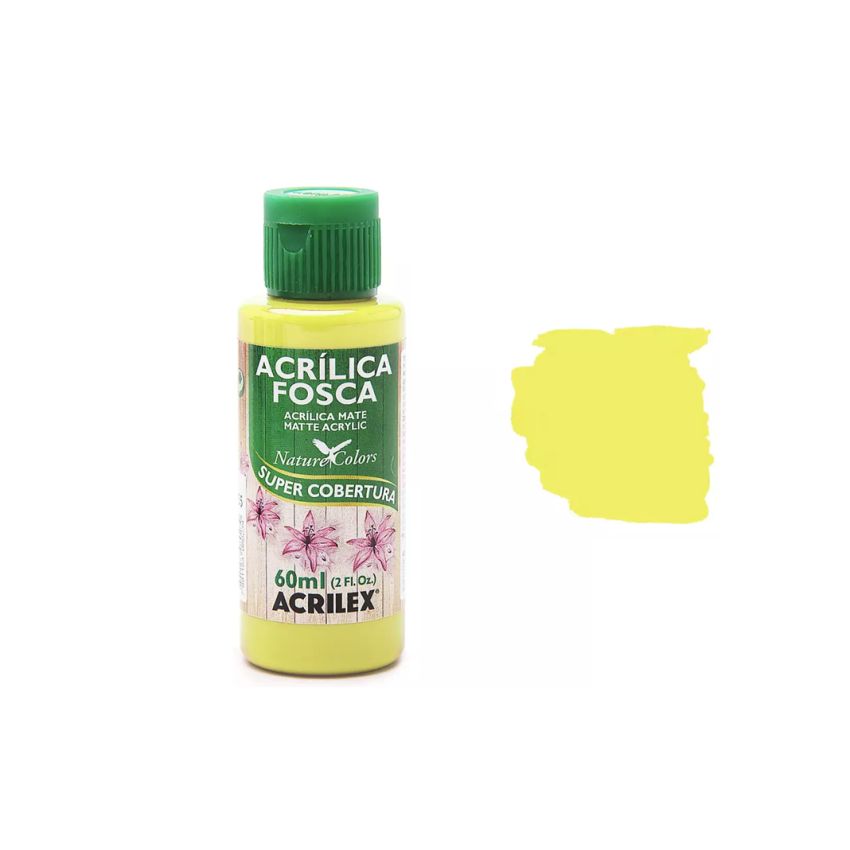 Tinta Acrílica Fosca Amarelo Limão