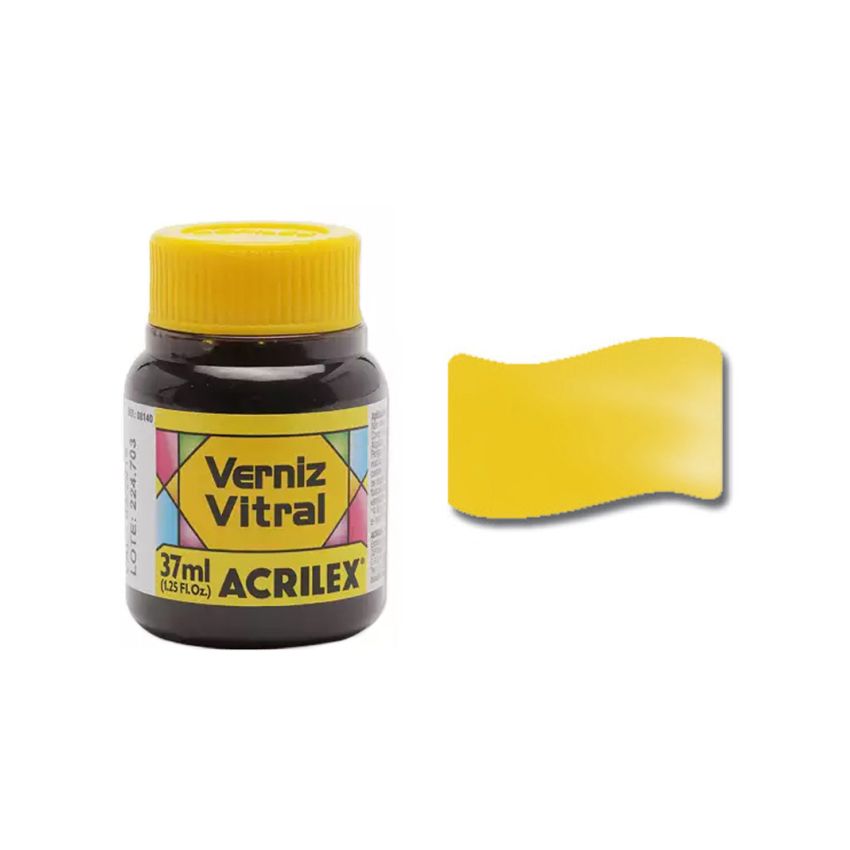 Tinta Vitral Amarelo Ouro