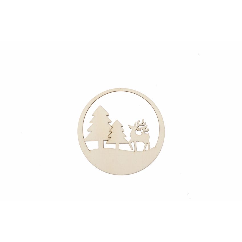 SET 12 BOLAS C/PRESEPIO 9X9X0.2CM CHOUPO