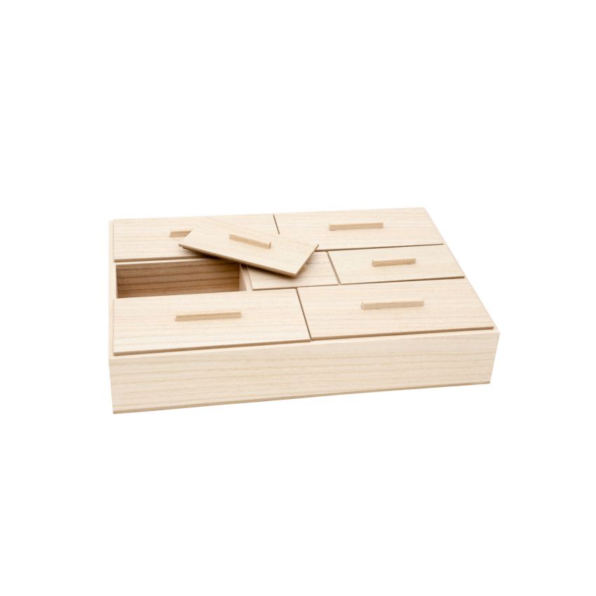 CAIXA C/7 DIVISORIAS 35X24X6.5CM