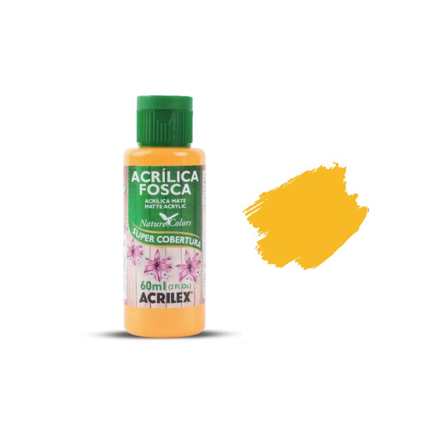 Tinta Acrílica Fosca Amarelo Ouro