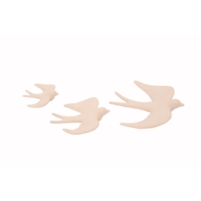 SET 3 ANDORINHAS 18CM-14.3CM-10CM ASA LISA