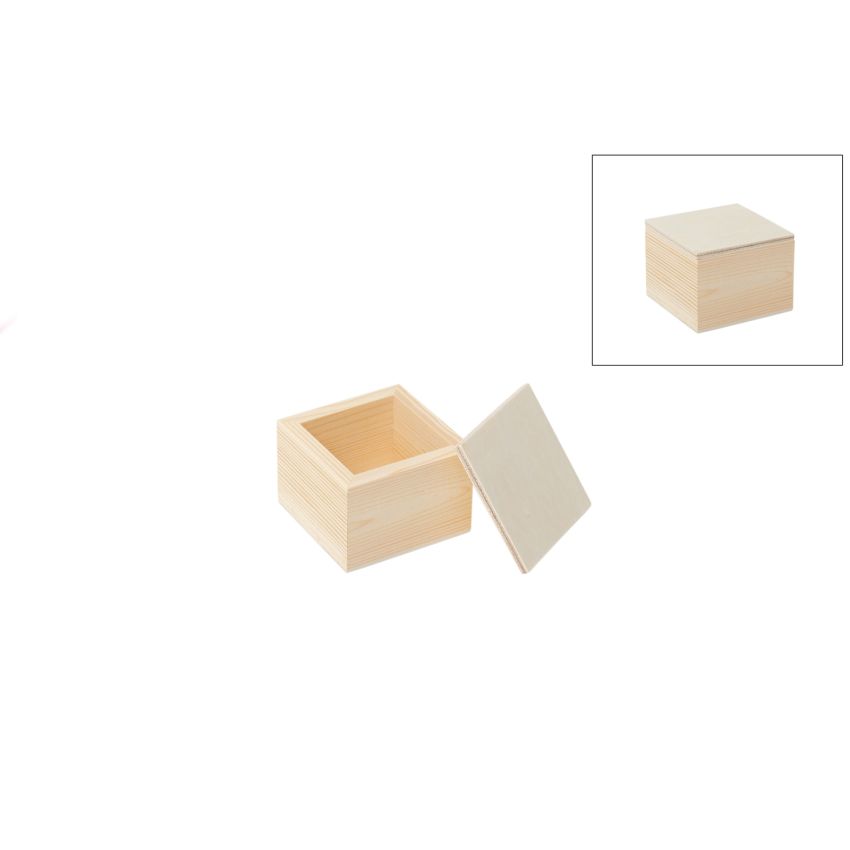 CAIXA C/TAMPA 6X6X4,5CM