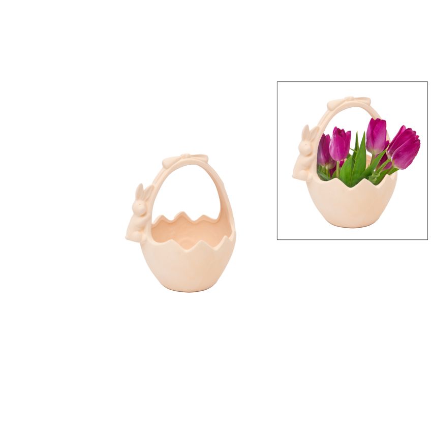 CESTO COELHINHA 11.5X14CM