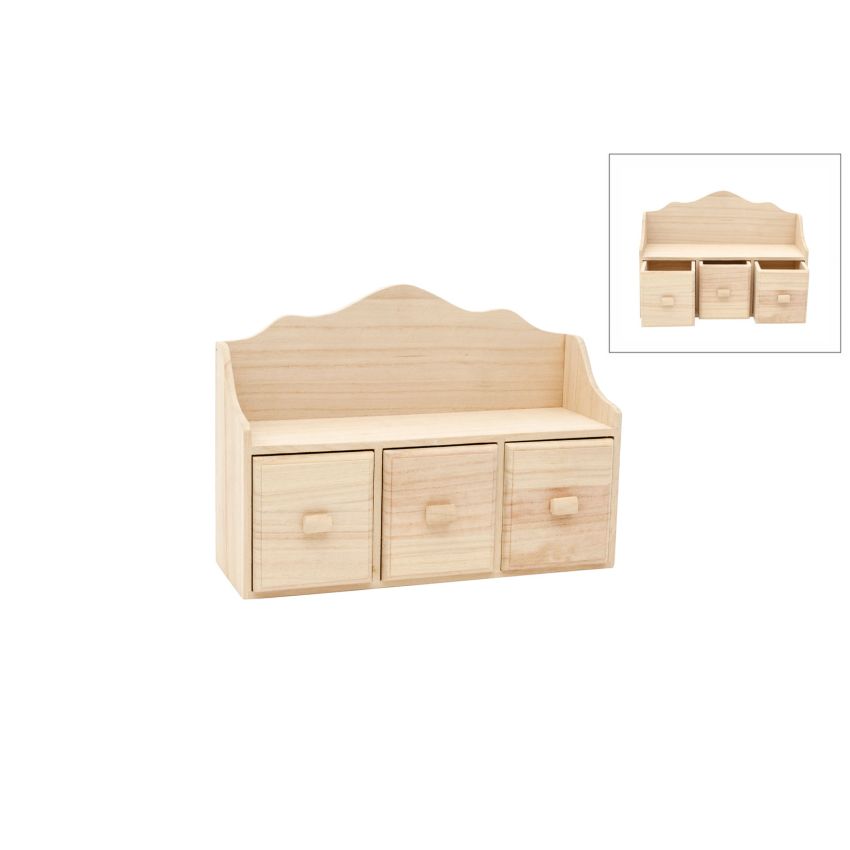 MOVEL C/3 GAVETAS 30X11X21.5CM