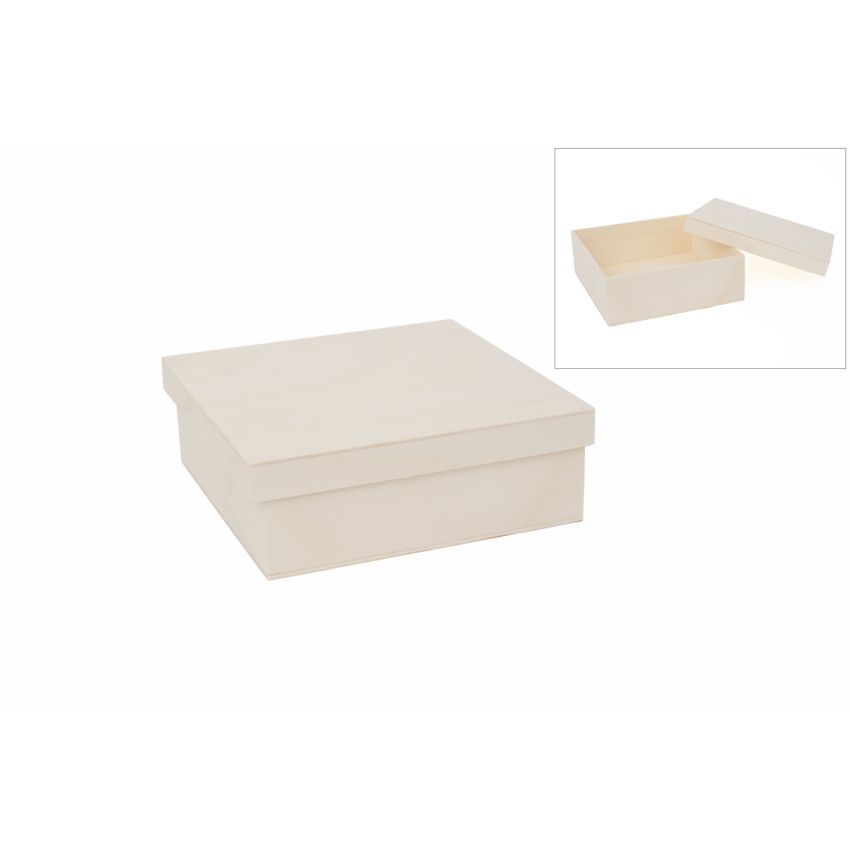 CAIXA TAMPA ENCAIXE 23X23X8CM