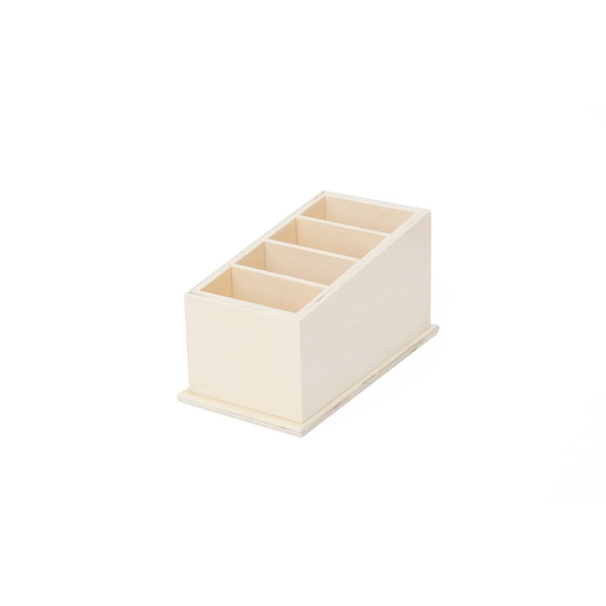 CAIXA 18.5X10X10CM 4DIV P/COMANDOS