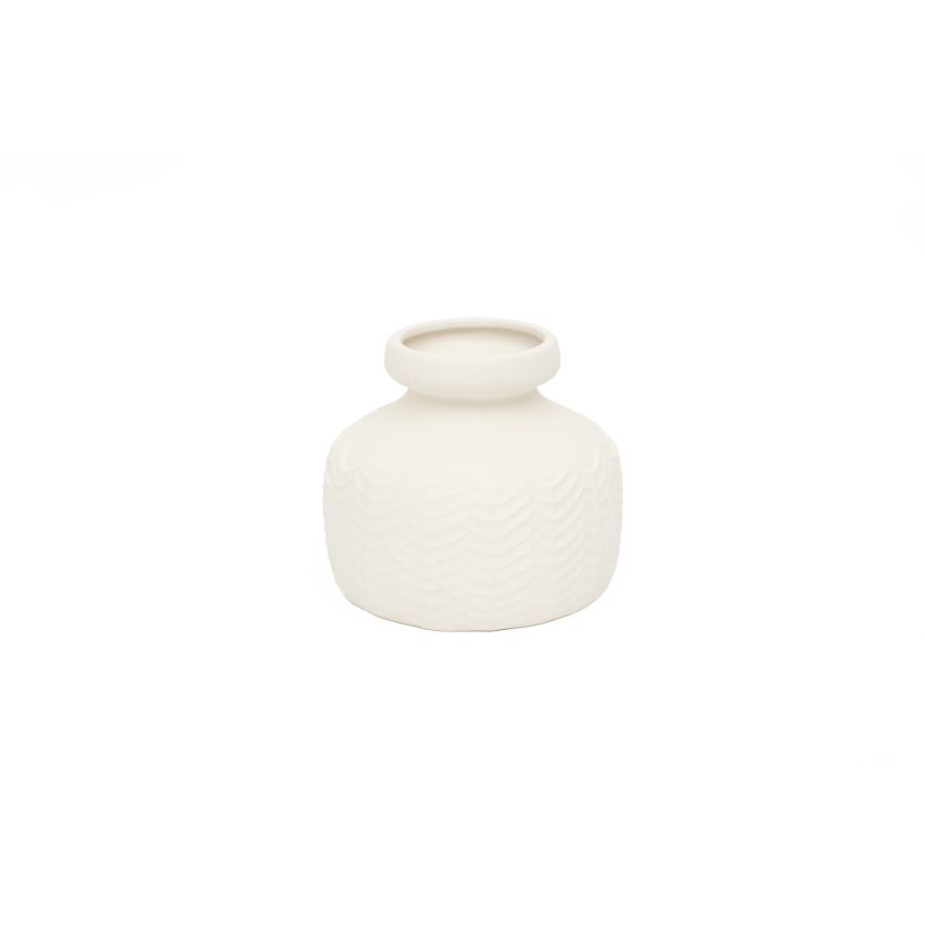 JARRA 16X14.5CM ZIG-ZAG