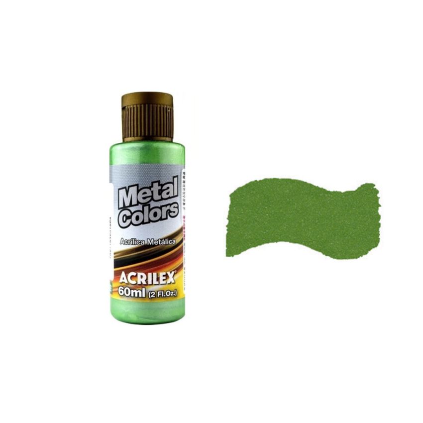 Tinta Acrílica Metal Verde Musgo