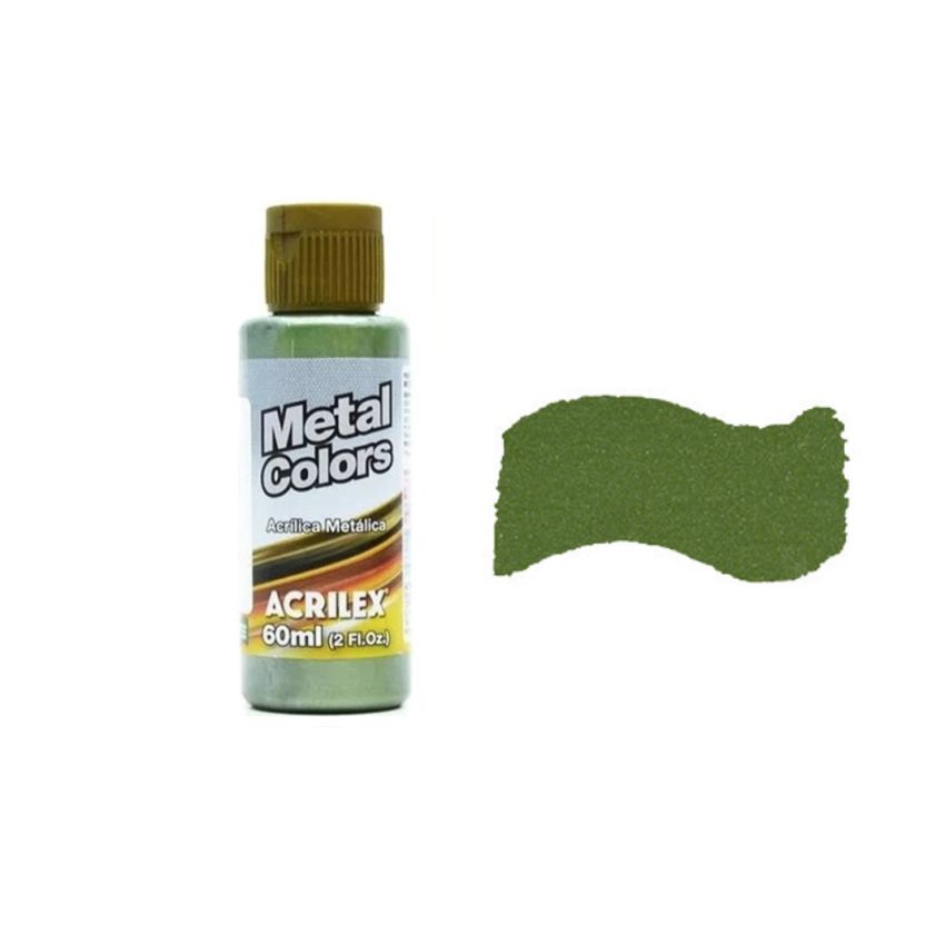 Tinta Acrílica Metal Verde Olive