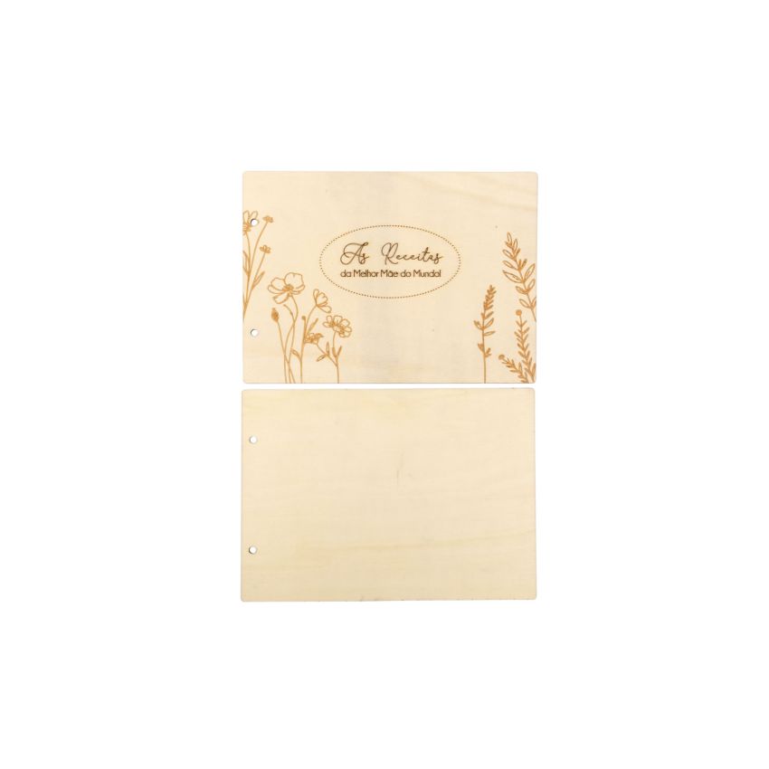 CAPA AS RECEITAS DA MELHOR MAE A5 21.3X15.4X0.3CM CHOUPO