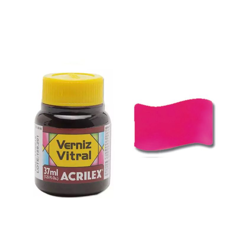 Tinta Vitral Vermelho Carmim